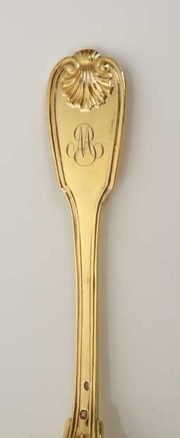 ENTERMETS SERVICE,
LANDRY, PARIS, 1840-1850.
Shell...