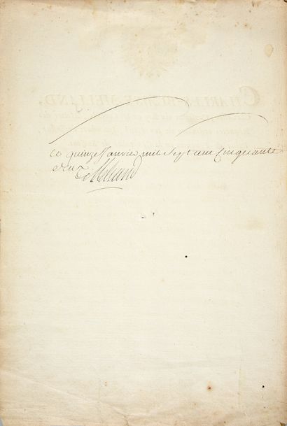 ROYAL AND MILITARY ORDERS]. 
 Set of 11 signed...
