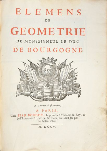 MALEZIEU Nicolas de. Éléments de Géométrie...