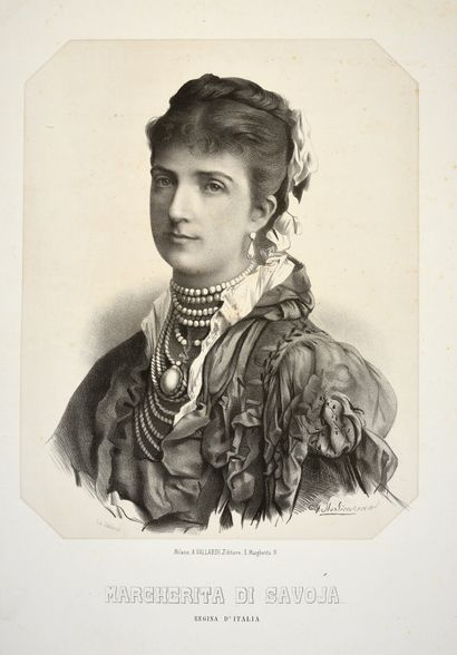 Ecole Italienne du XIXe siècle.
Portrait...