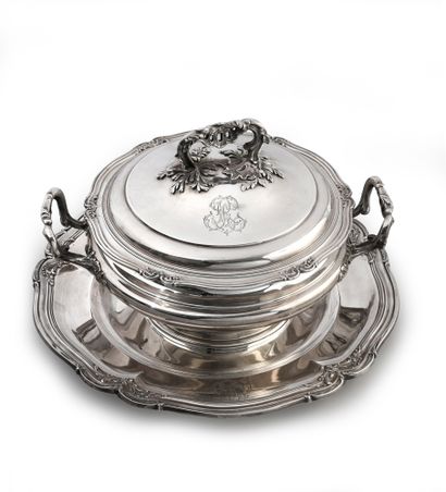 SILVER LEGUM.
BOIVIN, PARIS, END OF THE 19th...