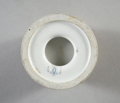 DESK INKWELL. 
 MANUFACTURE ROYALE, SÈVRES,...