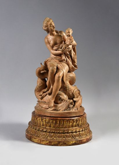 PAJOU Augustin (1780-1809).
Allegory of the...