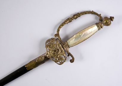 PREFET HENRI GOULLEY'S APPARAT Sword.
Silver...