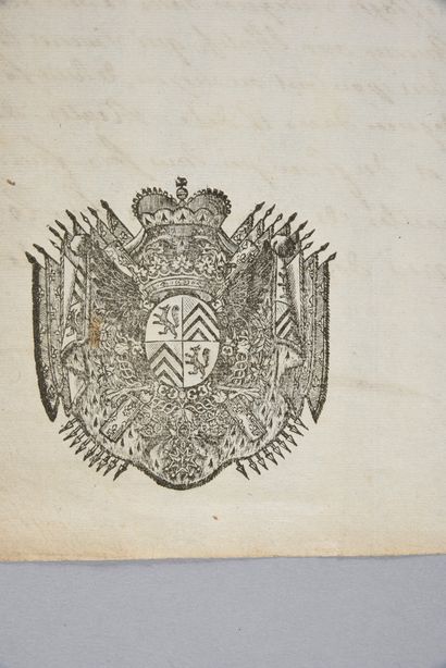 ROYAL AND MILITARY ORDERS]. 
 Set of 11 signed...