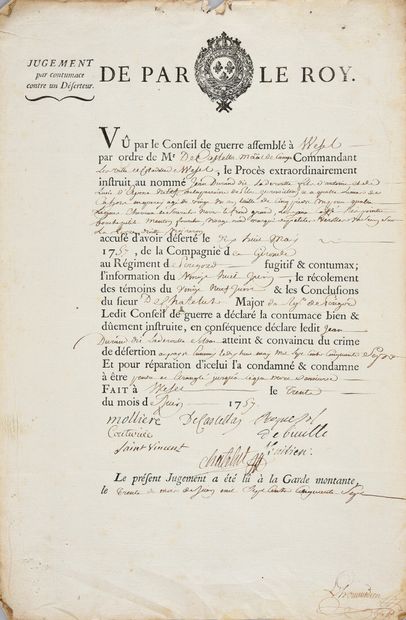 ROYAL AND MILITARY ORDERS]. 
 Set of 11 signed...