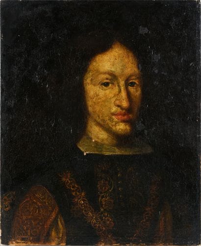 ÉCOLE ÉTRANGÈRE DE LA FIN DU XVIIe SIÈCLE.
Portrait...