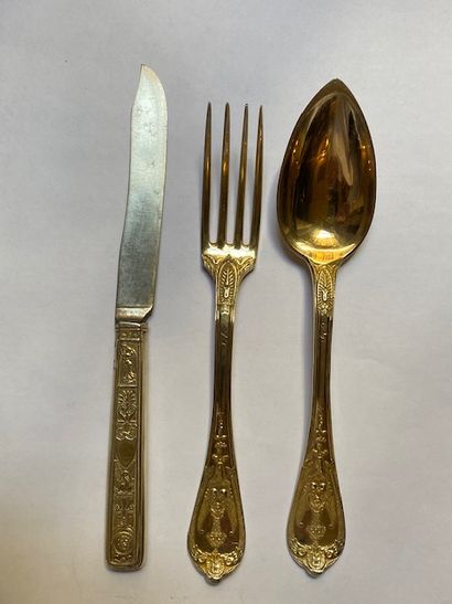 VERMEIL MENAGERE WITH THE ARMS OF THE BORGHESE...