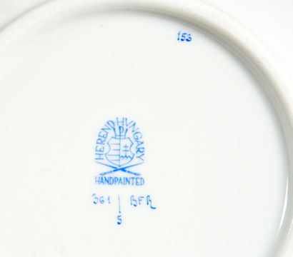 PORCELAIN TABLE SET.
HEREND, HUNGARY, 20th...