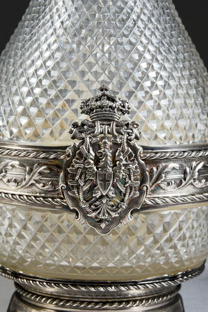 ORANGEADE CARAFE,
WITH THE COAT OF ARMS OF...