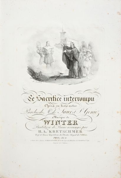 KRETSCHMER H. A.
Le sacrifice interrompu,...