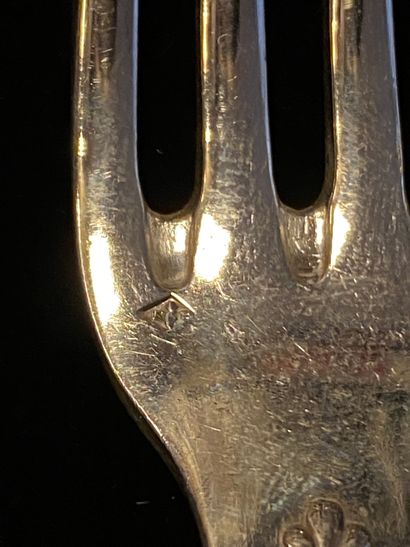 IMPORTANT SILVER MENAGER.
PUIFORCAT, PARIS,...