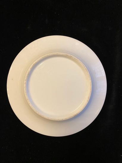 PORCELAIN MUG AND SUCTION, MANUFACTURE FEUILLET,...