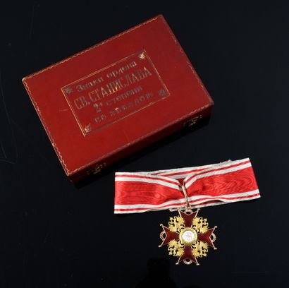 ORDER OF SAINT-STANISLAS (Russia). 
 Commander's...