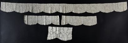 Milan lace border, spindles, last quarter...