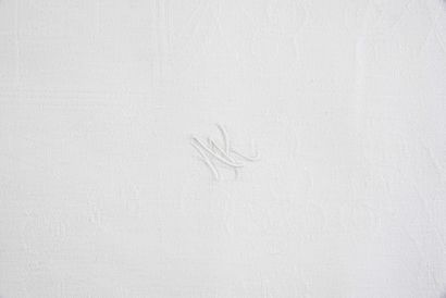 Three damask tablecloths, Art Nouveau, circa...