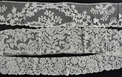 Borders and keel, Brussels, spindles, 18th...