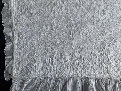 Bed linen (?) in boutis, Languedoc, 2nd half...