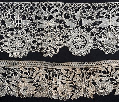 Three needle lace borders, Erzgebirge, 4th...