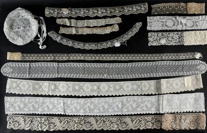 Meeting of laces, spindles and needle, XIXth...