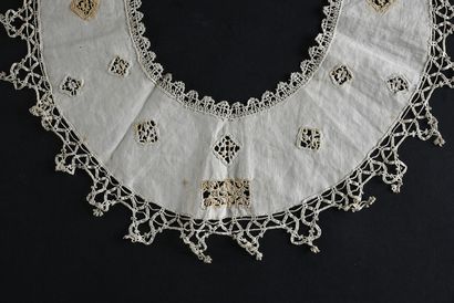 Two bobbin laces, Flanders or Italy, early...