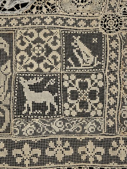Large animal panel, late 19th century.
A...