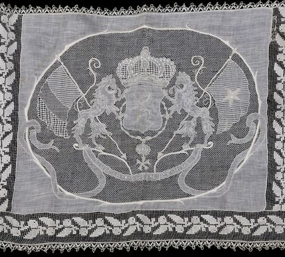 Panel with the arms of John Coquerill, Belgium...