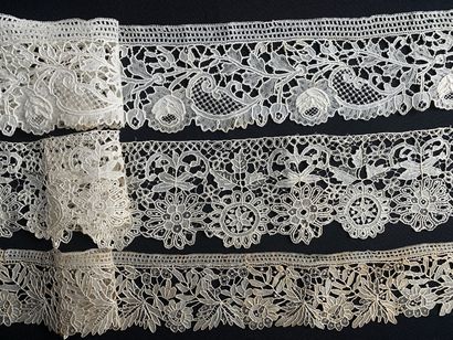 Three needle lace borders, Erzgebirge, 4th...