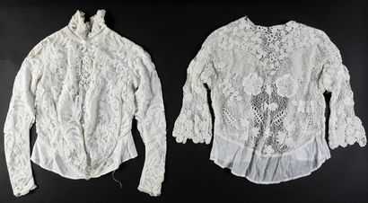 Six lace bodices for women, late 19th century.
In...