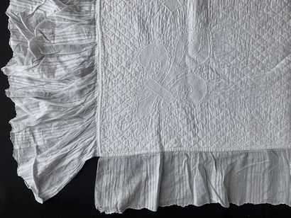 Bed linen (?) in boutis, Languedoc, 2nd half...