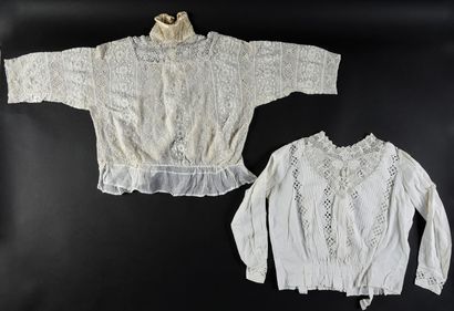 Six lace bodices for women, late 19th century.
In...