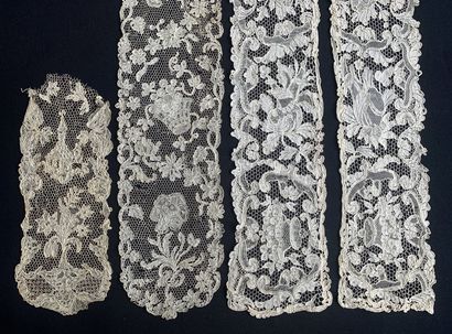 Barbs in Argentan lace, needlework, circa...
