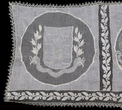 Panel with the arms of John Coquerill, Belgium...