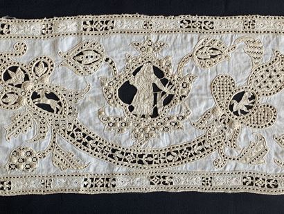 Border with figures, Point coupé and Punto...