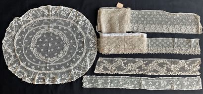 Alençon and Argentan lace, needlework, 18th...