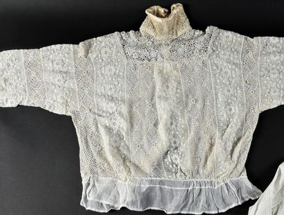 Six lace bodices for women, late 19th century.
In...