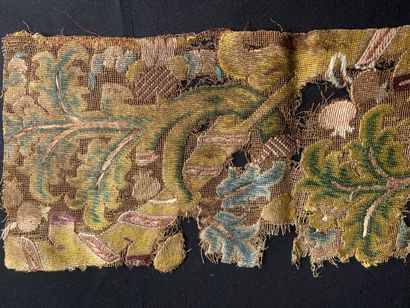 Polychrome Buratto borders, Italy, early...