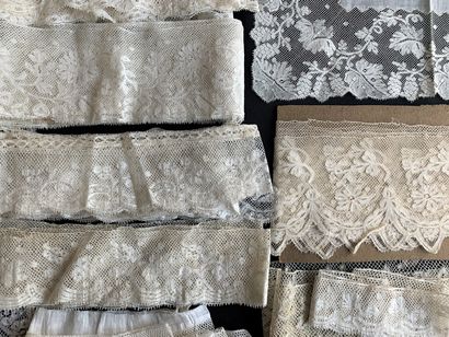 Lace borders, Valenciennes, bobbins, 2nd...