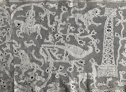 Rare border with animals and characters,...