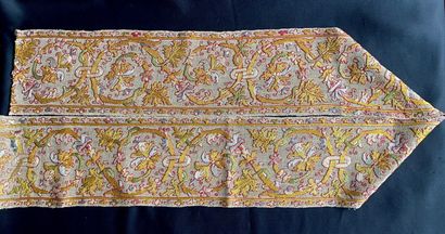 Rare polychrome Buratto border, Italy, early...