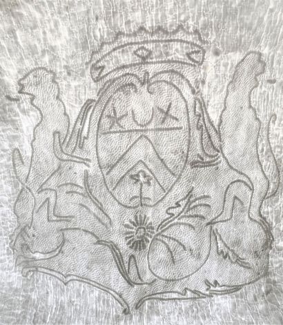 Bed linen (?) in boutis, Languedoc, 2nd half...
