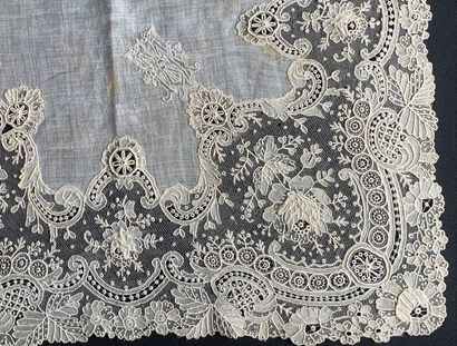 Sumptuous handkerchief with the Point of...