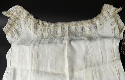 Women's lingerie set, late 19th century.
In...