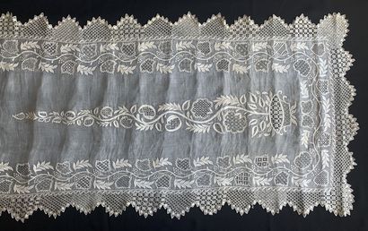 Large pineapple fiber stole, Philippines,...