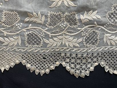 Large pineapple fiber stole, Philippines,...