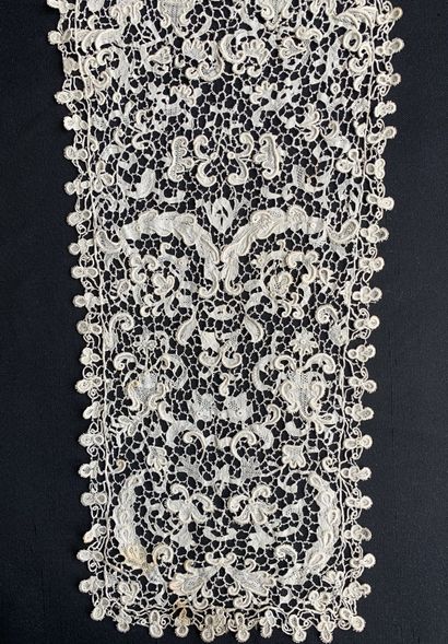 Point de France needlepoint lace, France,...