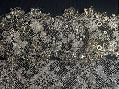 Metal lace borders, bobbins, 2nd half of...