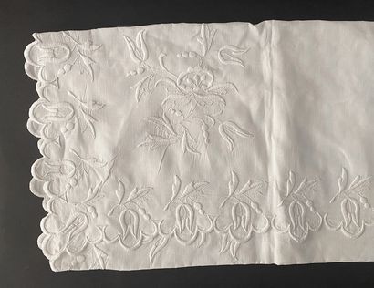 Meeting of handkerchiefs and white embroideries,...