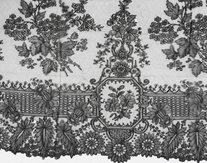 Long and wide Chantilly lace flounce, 2nd...