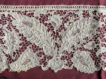 Three documents in needle lace, Sedan, France,...